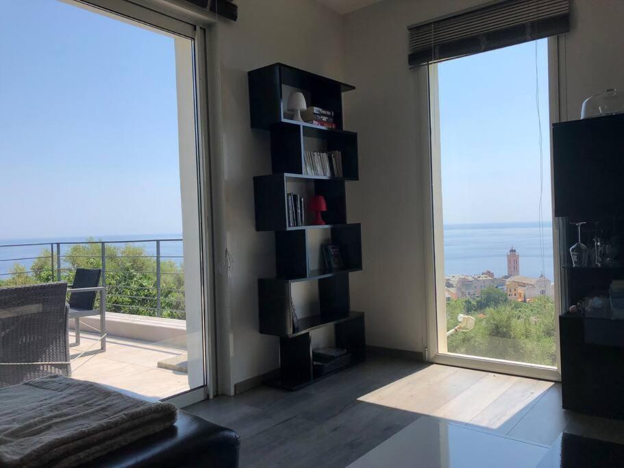 Appartement Vue Panoramique Sur La Mer Et La Citadelle De Bastia 巴斯蒂亚 外观 照片